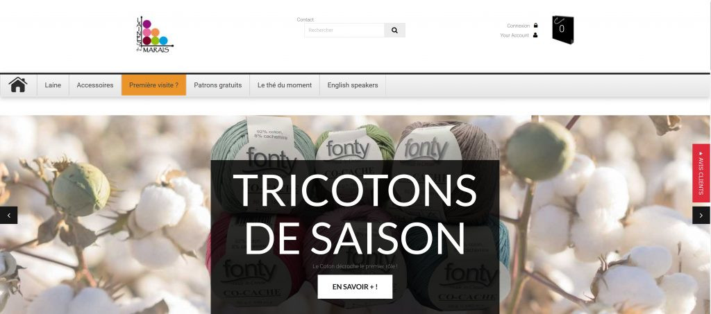 Les Laines du Marais yarn store of the month Les Laines du Marais yarn store of the month