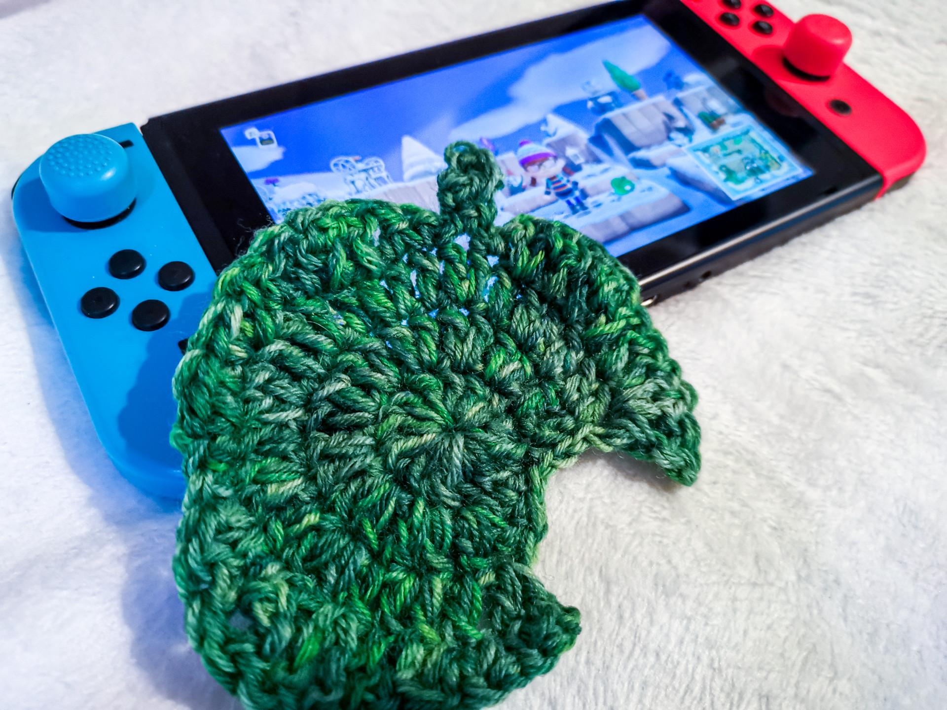 Animal Crossing leaf coaster