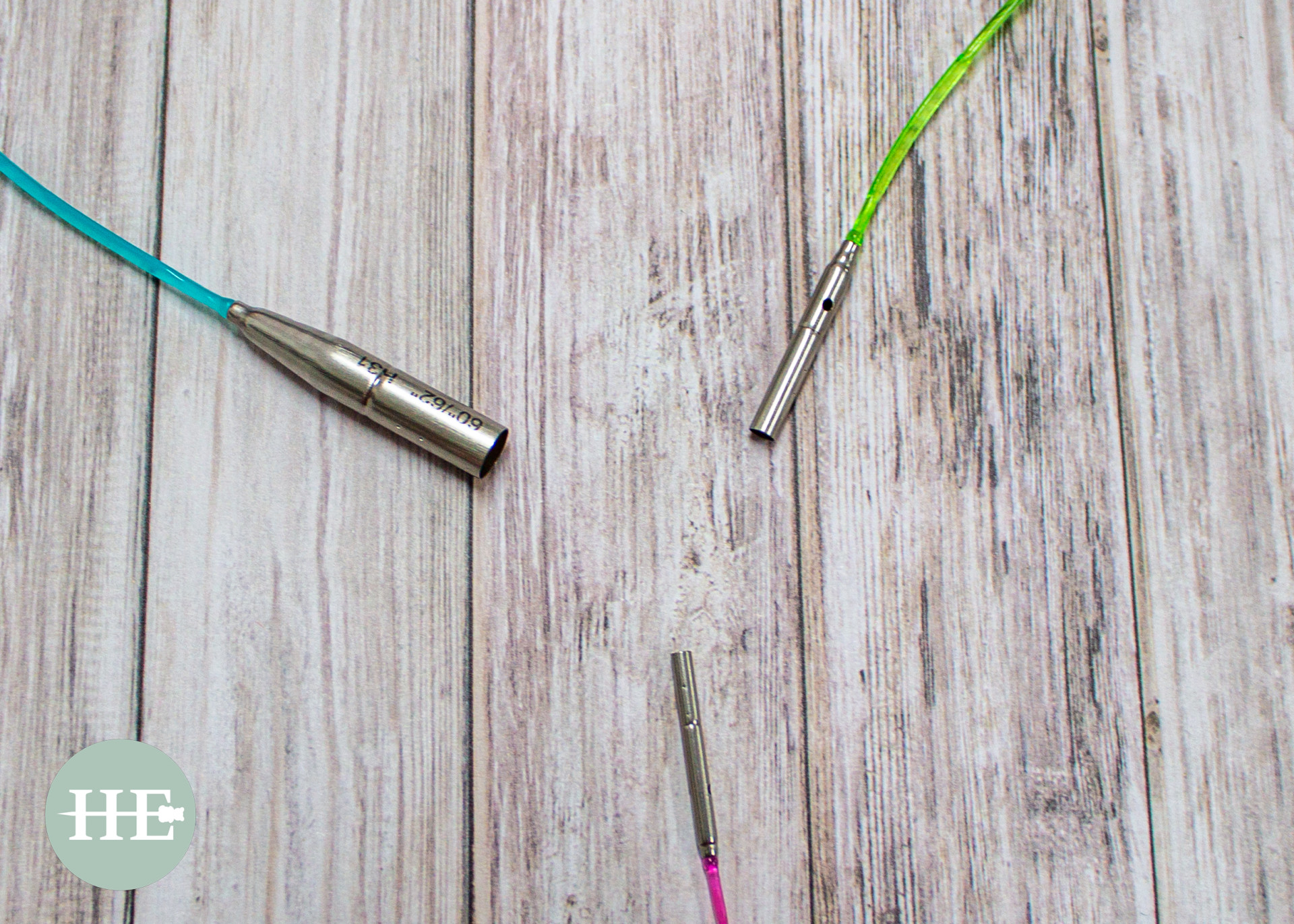 Miniature, small and large cables.