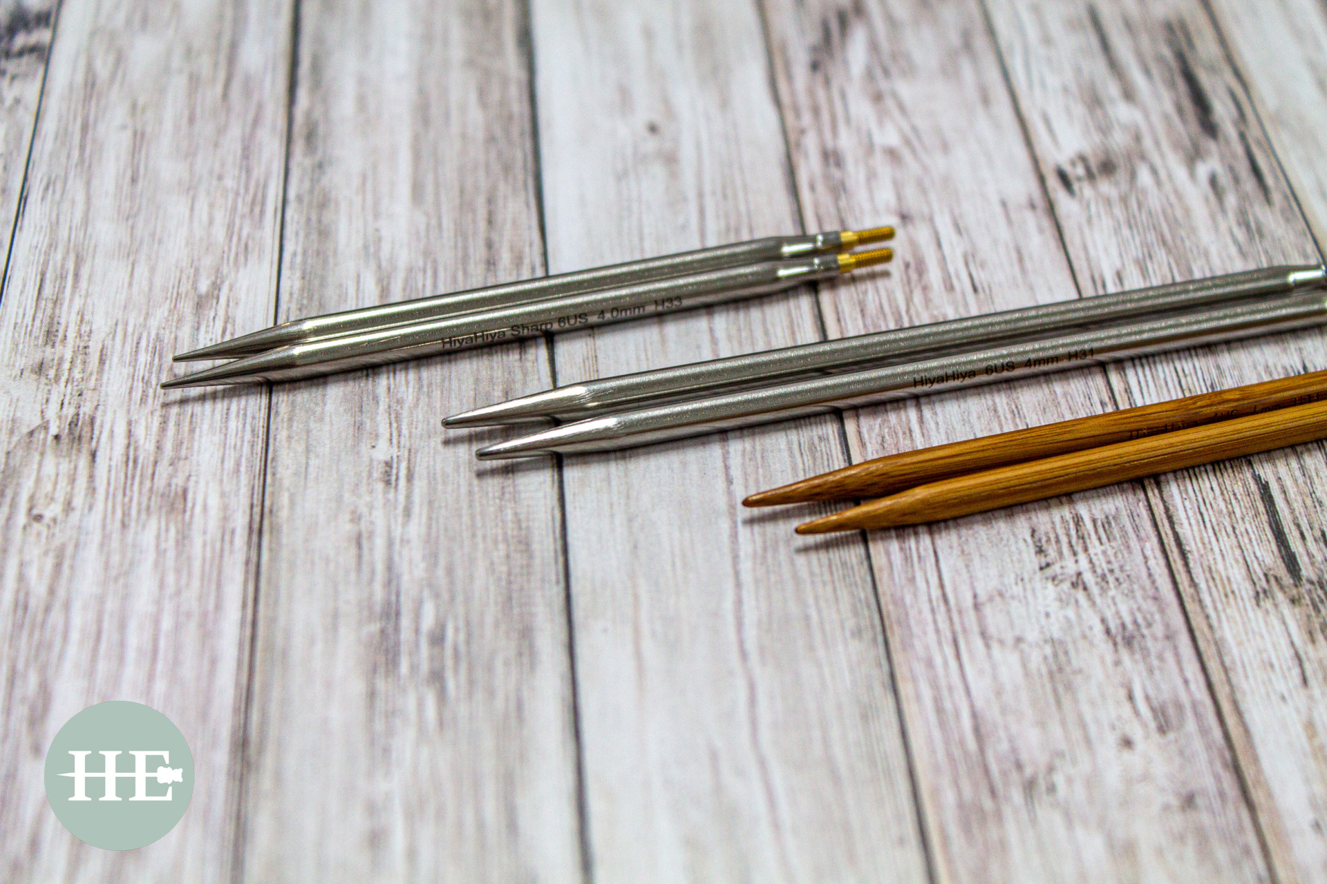 Sharp, steel and bamboo tips.