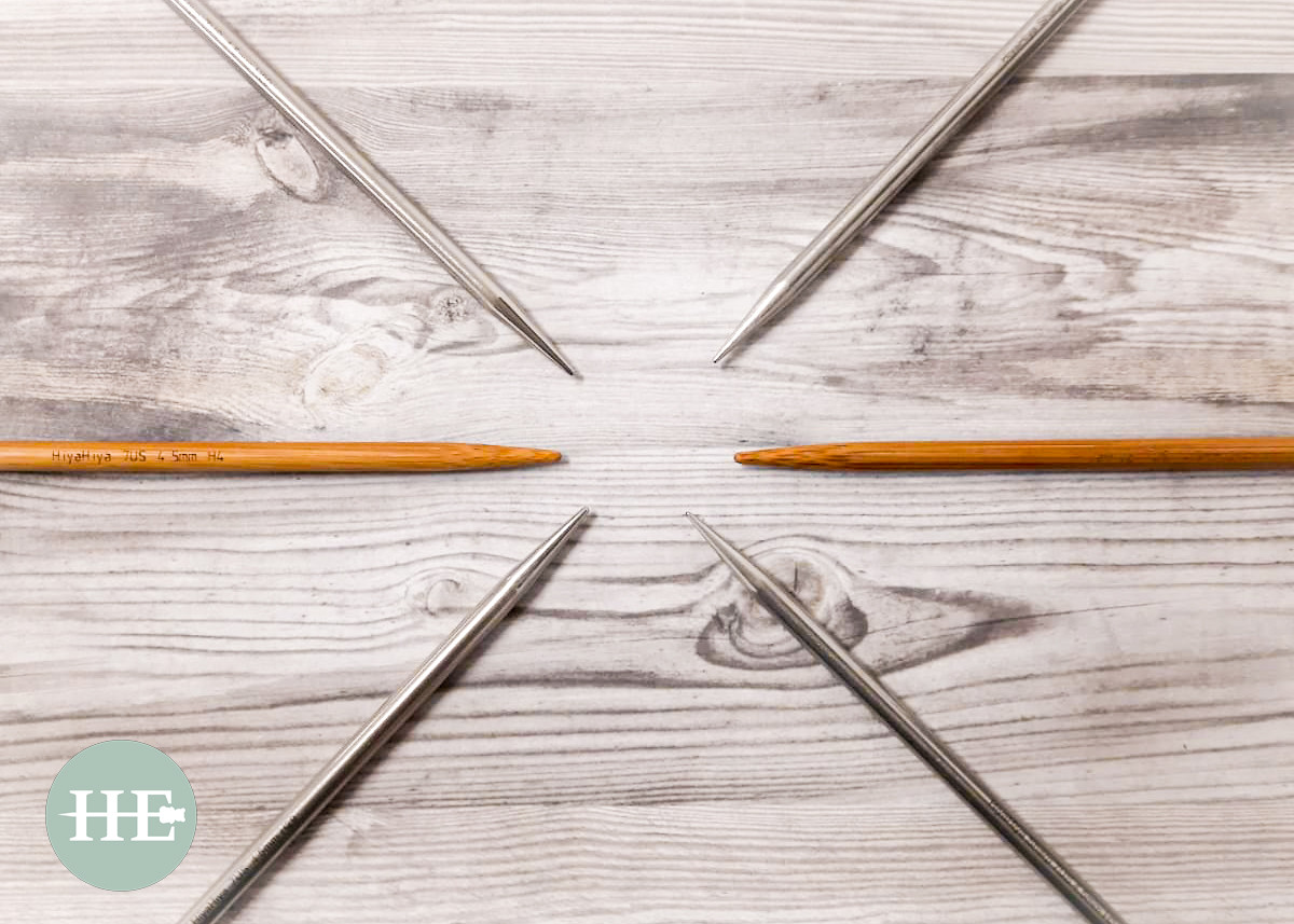 HiyaHiya sharp, steel and bamboo DPNs HiyaHiya sharp, steel and bamboo DPNs