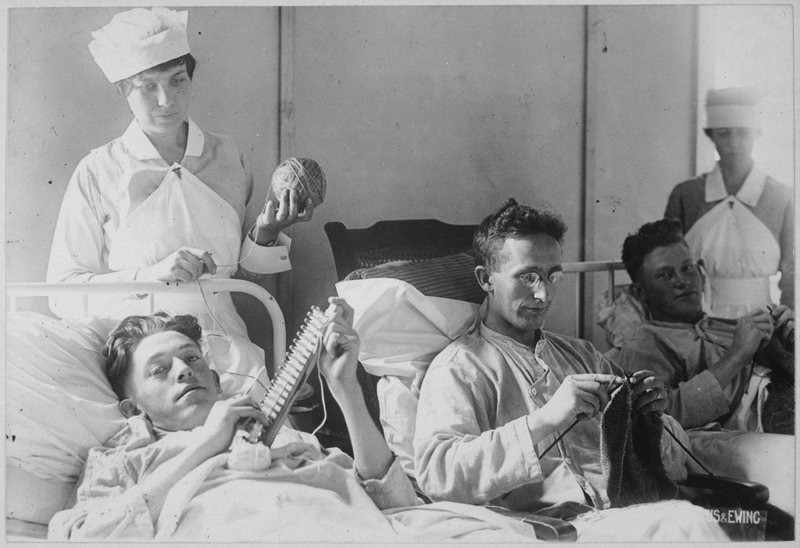 knitting espionage WW1