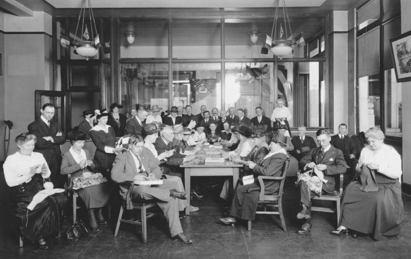 knitting espionage WW1