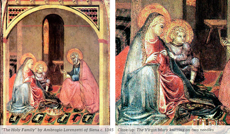 knitting madonna