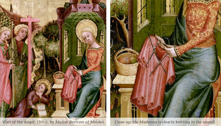 knitting madonna