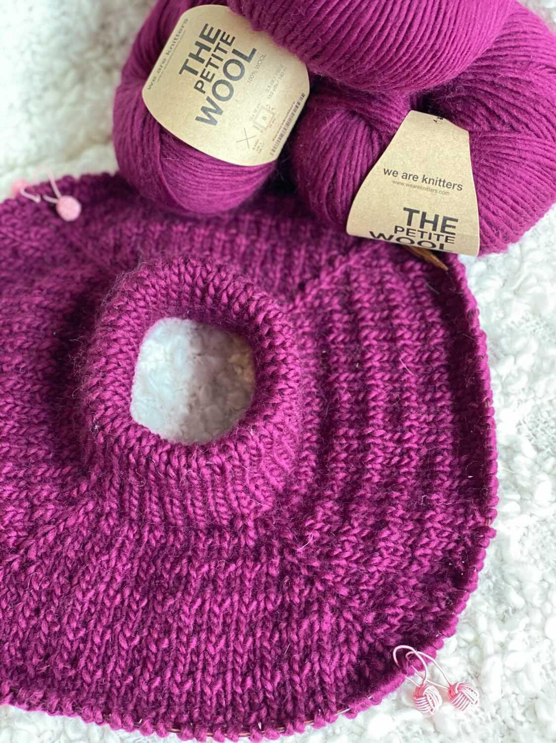 @katrienplmrs Aosta sweater pattern by the knit purl girl