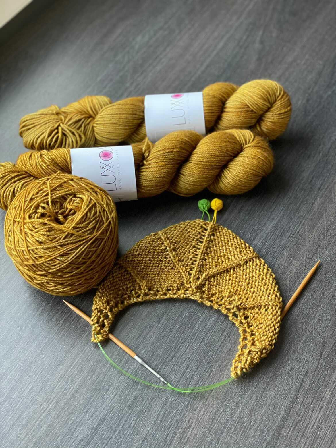 the growing shawl by Ani Knits