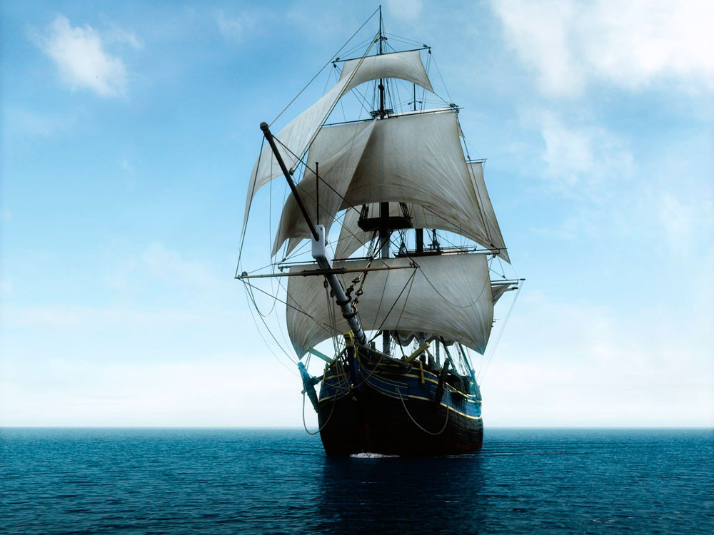 sails ship textiles